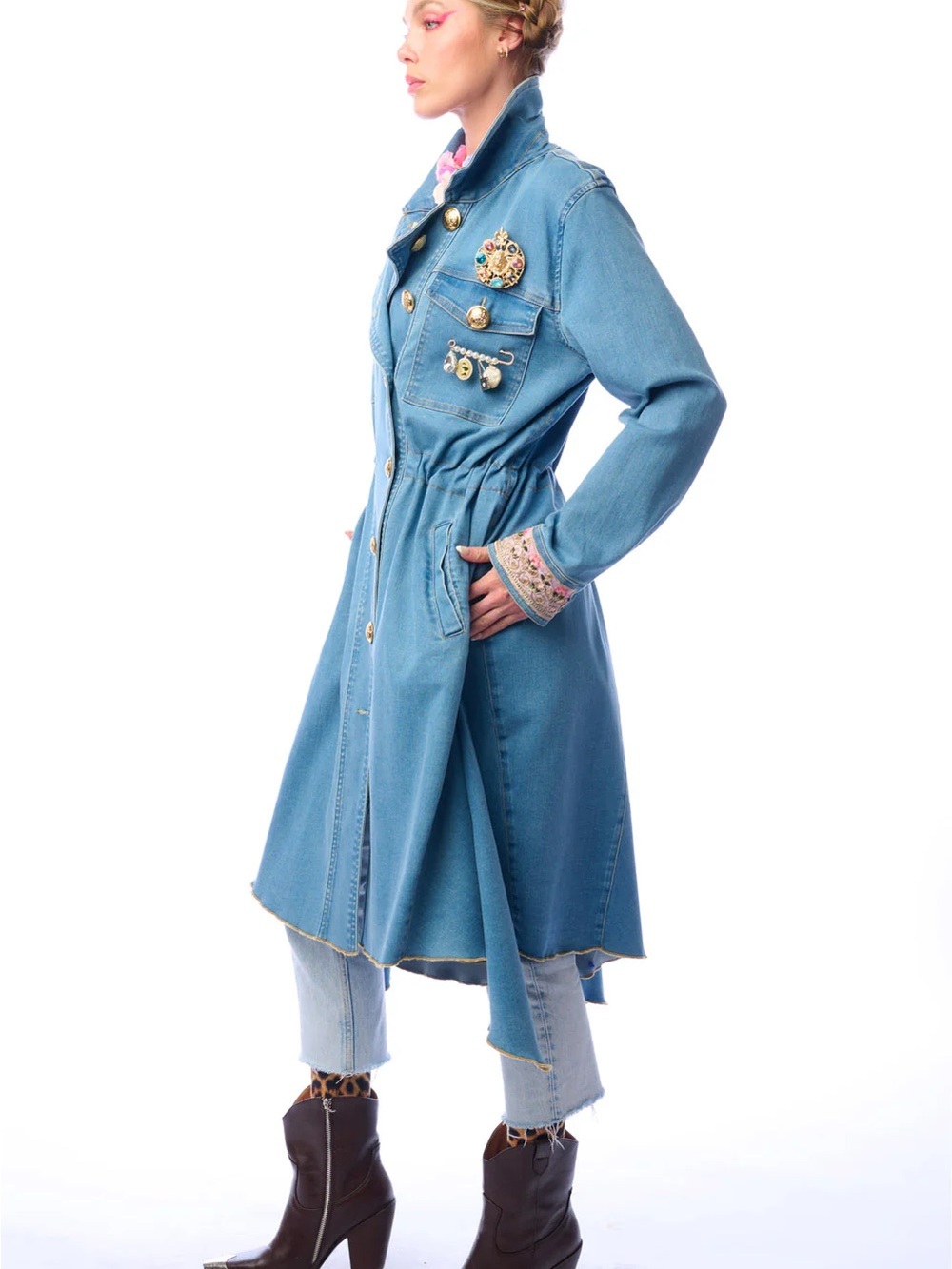 ARATTA MONTE CARLO DENIM COAT - M - NWT - Picture 11 of 12
